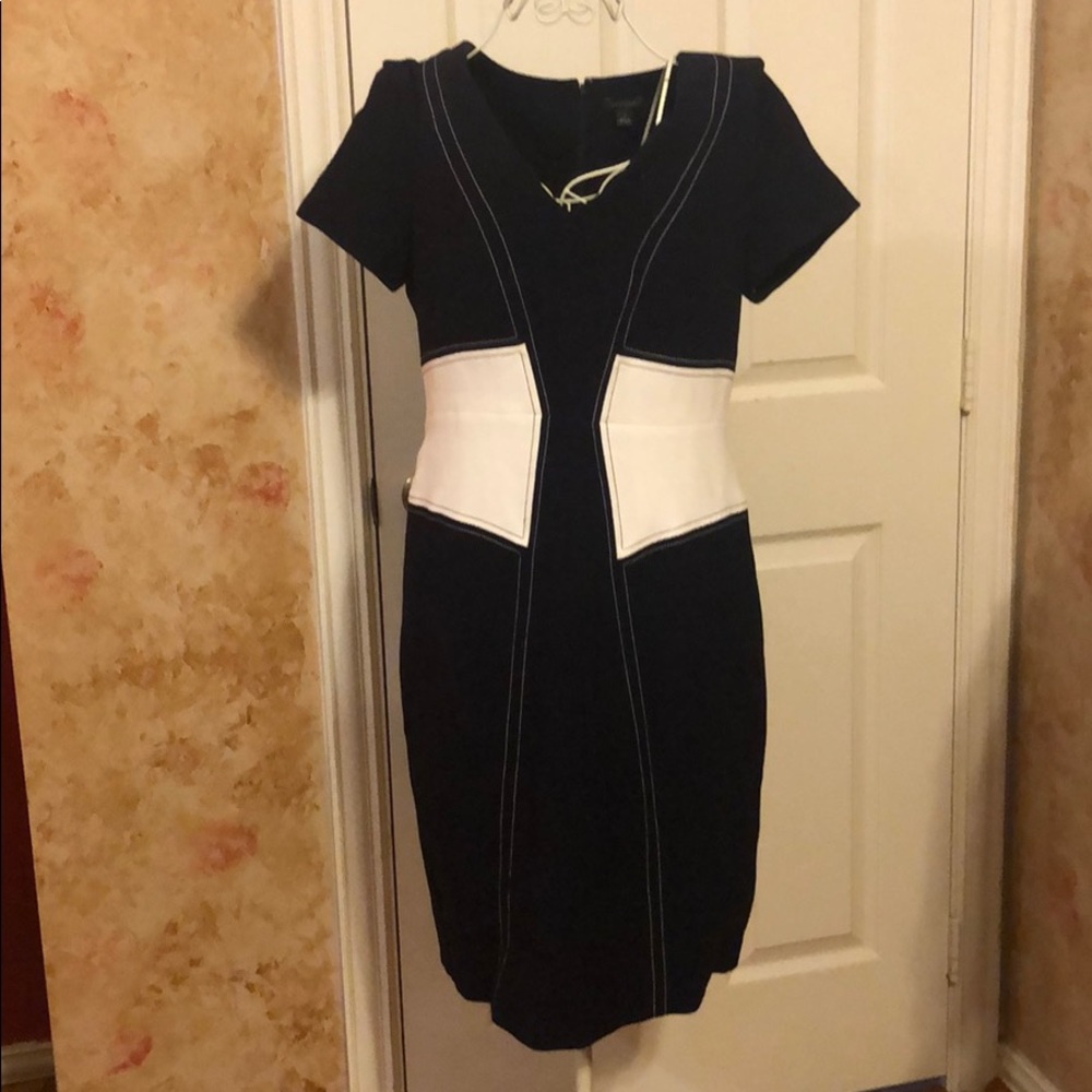 Women’s lined asymmetrical patterned dress